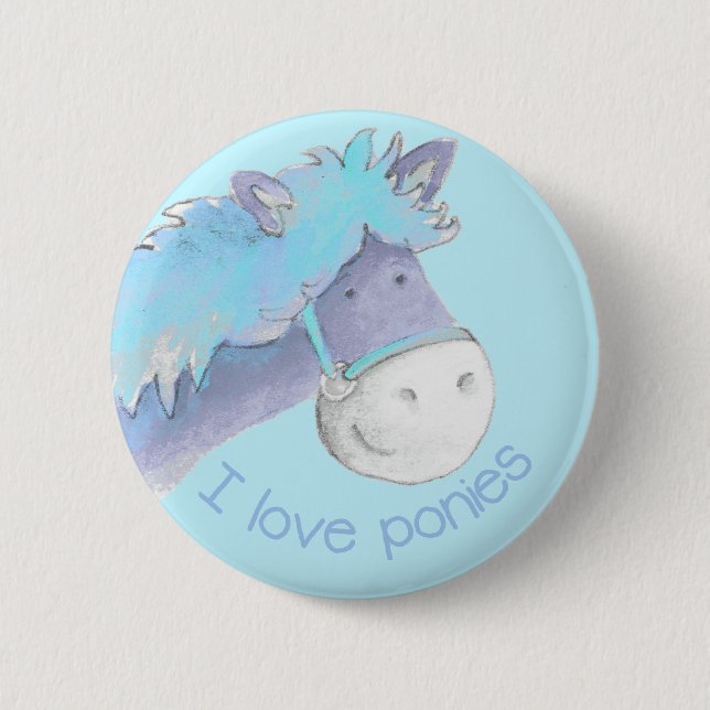 I Liebe Pontons/Abzeichen Button (Vorderseite)