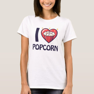 I Liebe Popcorn T-Shirt