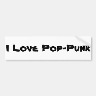 I Liebe-Poppunkstoßaufkleber Autoaufkleber