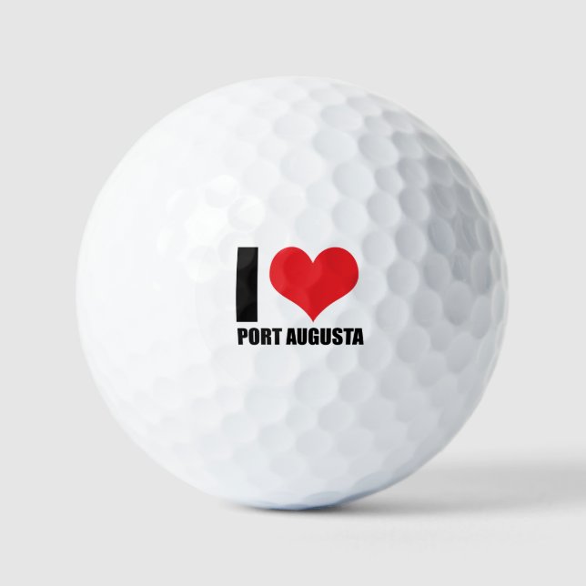 I Liebe Port Augusta Golfball (Vorderseite)