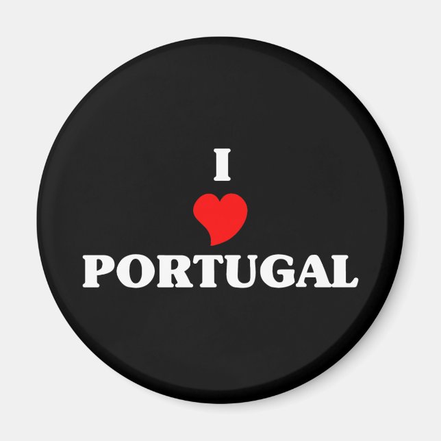 I Liebe Portugal Magnet (Vorne)