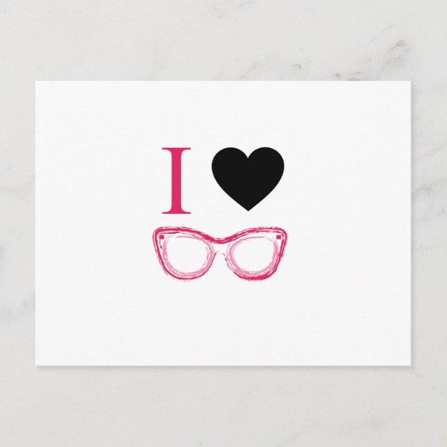 I LIEBE POSTKARTE (Vorderseite)