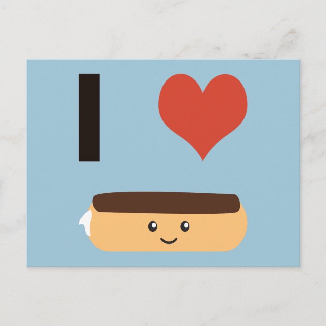 I Liebe Postkarte (Vorderseite)