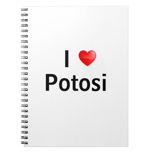 I Liebe Potosi Notizblock (Vorderseite)