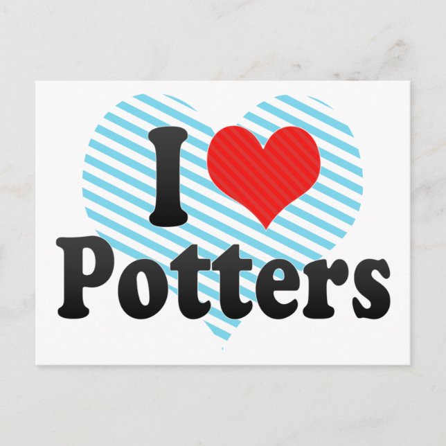 I Liebe Potters Postkarte (Vorderseite)