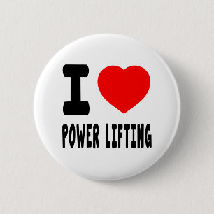 I Liebe-Power-Anheben Button