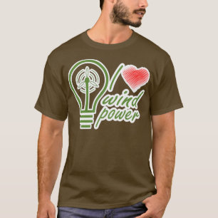 I Liebe Power für erneuerbare Energien 5 T-Shirt