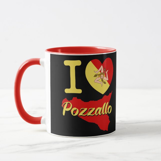 I Liebe Pozzallo Tasse (Links)