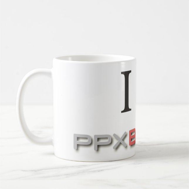 I Liebe-PPXBroker.com-Tasse Kaffeetasse (Links)