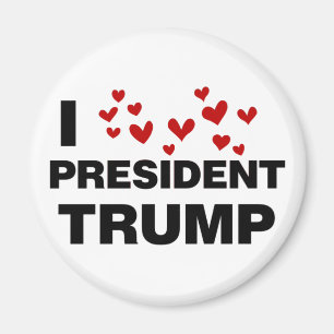 I Liebe Präsident Trump hört Magnet