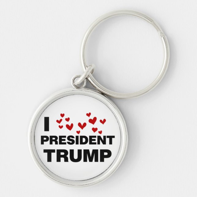 I Liebe Präsident Trump hört Schlüsselanhänger (Vorne)