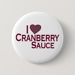 I Liebe-Preiselbeersoße Button