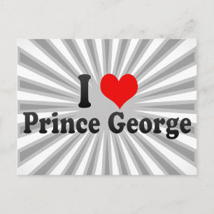 I Liebe Prince George, Kanada Postkarte