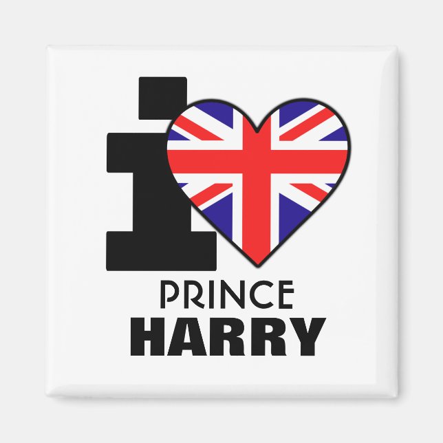 I Liebe Prince Harry Magnet (Vorne)