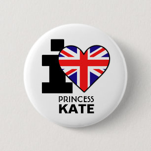 I Liebe-Prinzessin Kate Button