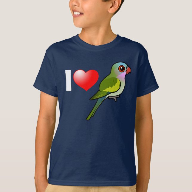 I Liebe-Prinzessin Parrots T-Shirt (Vorderseite)