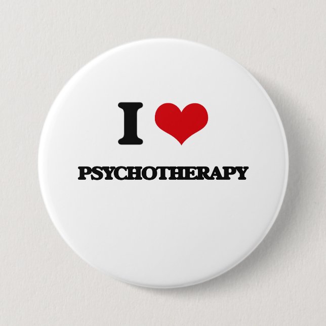 I Liebe-Psychotherapie Button (Vorderseite)