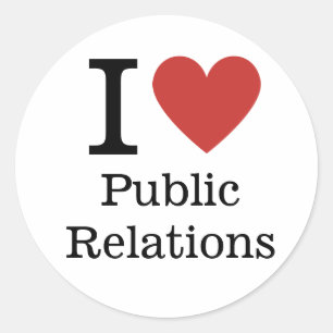 I ❤️ Liebe Public Relations Department STICKER