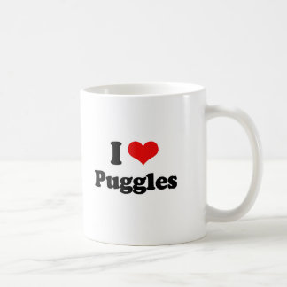 I Liebe Puggles Kaffeetasse