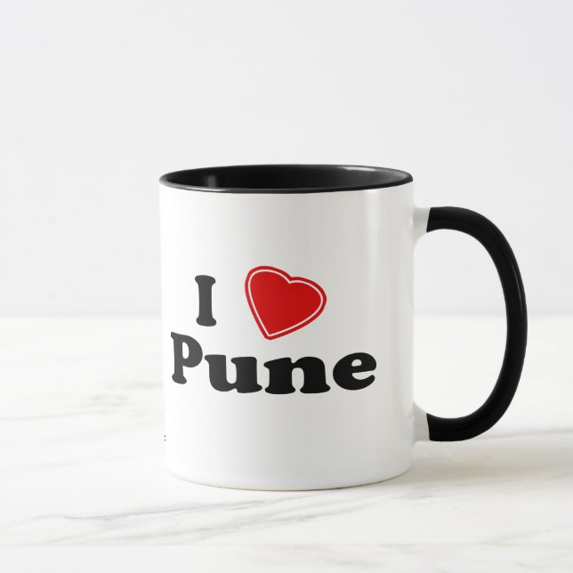 I Liebe Pune Tasse (Rechts)