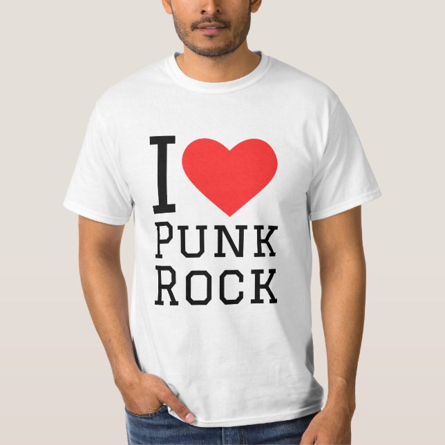 I Liebe Punk T-Shirt (Vorderseite)