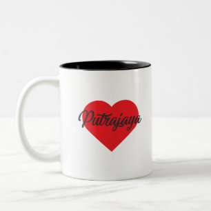 I Liebe Putrajaya Zweifarbige Tasse