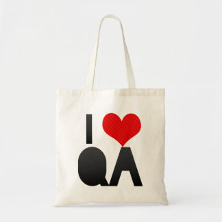 I Liebe QA Tragetasche