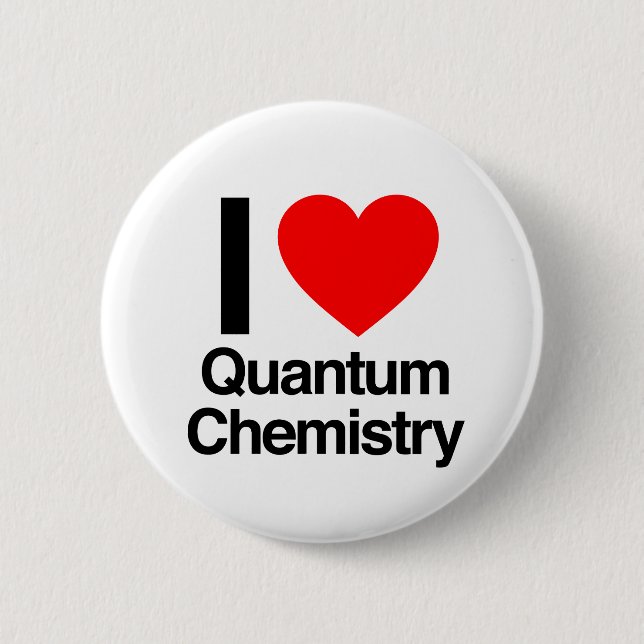 i Liebe Quantenchemie Button (Vorderseite)