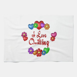 I Liebe Quilting Geschirrtuch