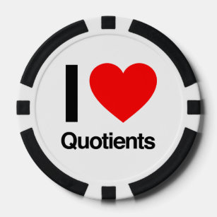 i Liebe Quotienten Pokerchips