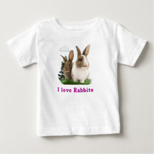 I Liebe Rabbitts Baby T-shirt