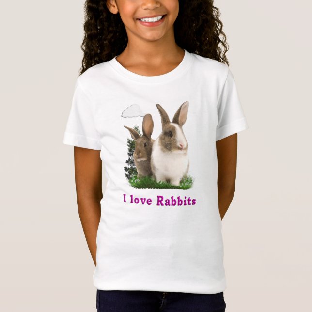 I Liebe Rabbitts T-Shirt (Vorderseite)