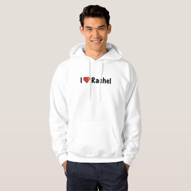 I Liebe Rachel Hoodie (Vorne ganz)