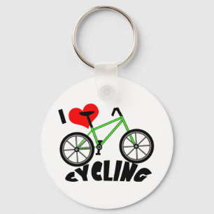 I Liebe Radfahren Schlüsselanhänger