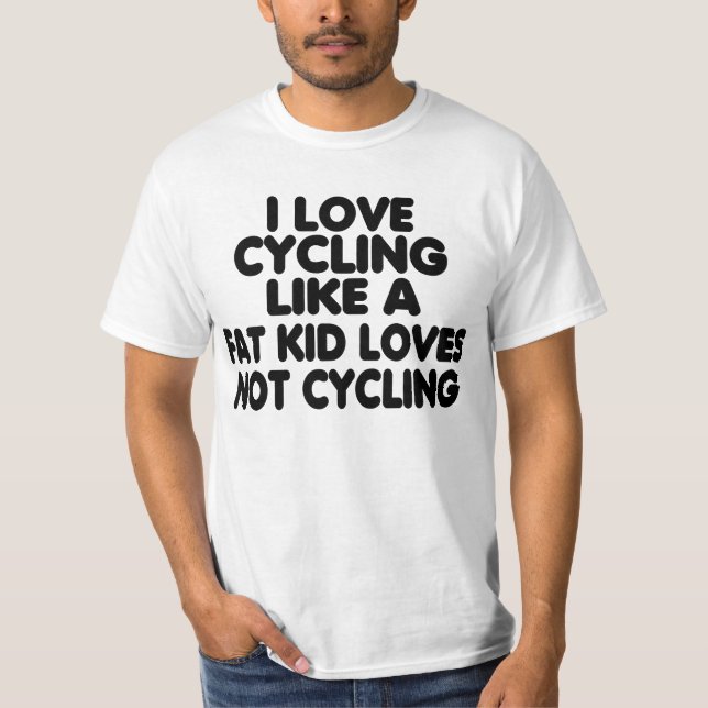 I Liebe-Radfahren T-Shirt (Vorderseite)