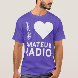 I Liebe Radio Ham Operator T-Shirt