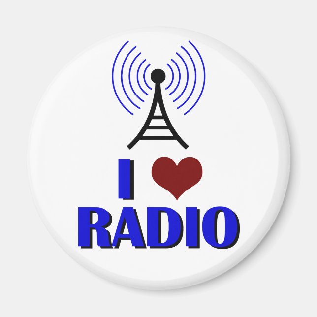 I Liebe Radio Magnet (Vorne)