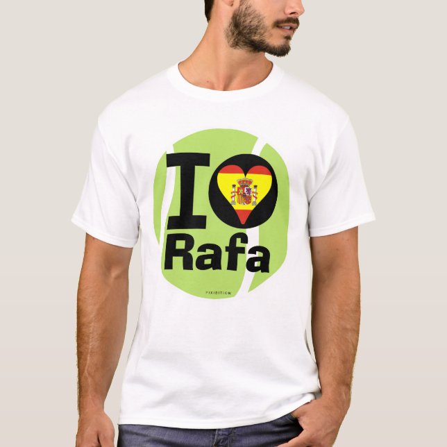 I Liebe Rafa Tennis-Ball-T - Shirt (Vorderseite)