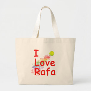 I Liebe Rafa Tennis-Entwurf Jumbo Stoffbeutel