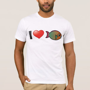 I Liebe Rainbow Parrotfish T-Shirt