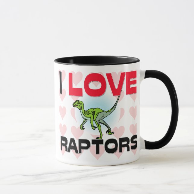I Liebe-Raubvögel Tasse (Rechts)