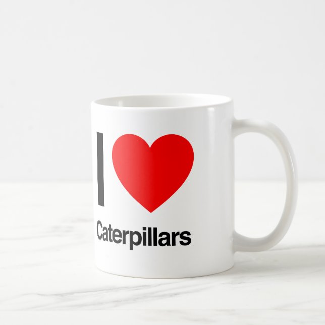 i Liebe Raupen. Kaffeetasse (Rechts)