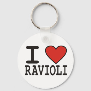 I Liebe Ravioli Schlüsselanhänger