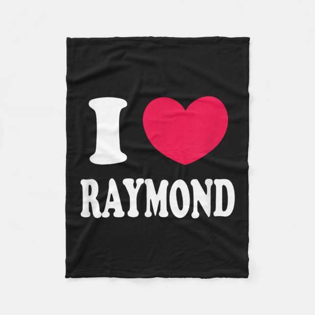 I Liebe Raymond Fleecedecke (Vorderseite)