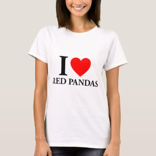 I Liebe Red Pandas T-Shirt