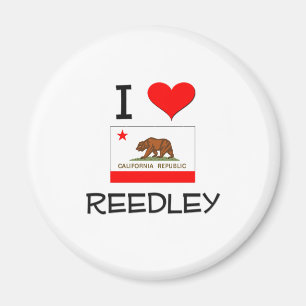 I Liebe REEDLEY Kalifornien Magnet