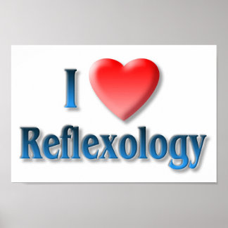 I Liebe Reflexologie Poster