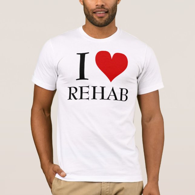 I LIEBE-REHABILITATIONS-T-SHIRT T-Shirt (Vorderseite)