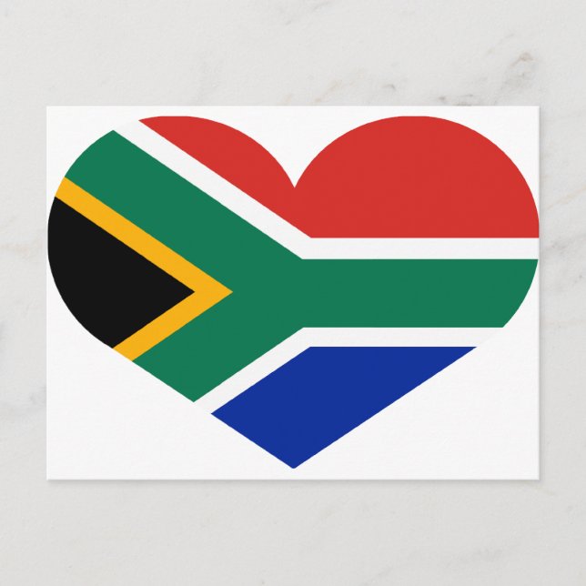 I Liebe Republik Südafrika Postkarte (Vorderseite)