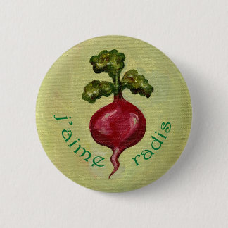 I Liebe-Rettichknopf Button